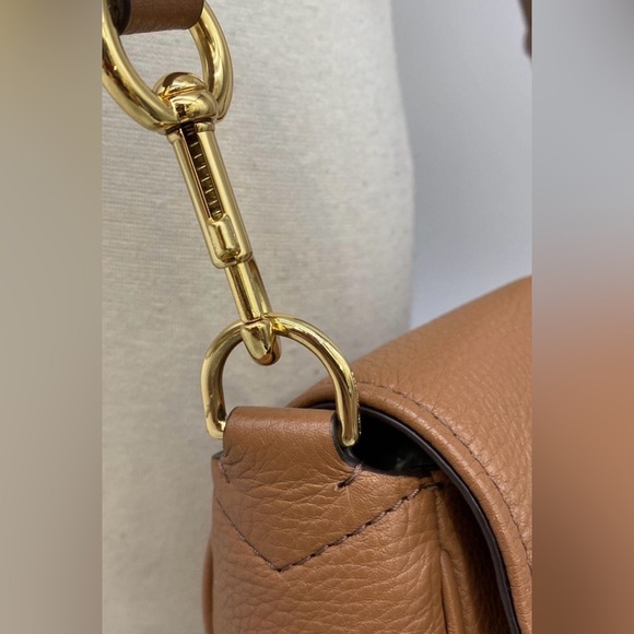 Marc Jacobs Empire City Cognac Pebbled Leather Crossbody Bag - Picture 5 of 8